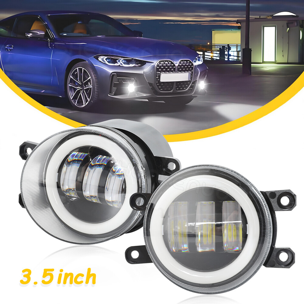 2x 3.5inch LED Fog lamps DRL Turn Signal Light For Nissan Altima Coupe 2008-2013