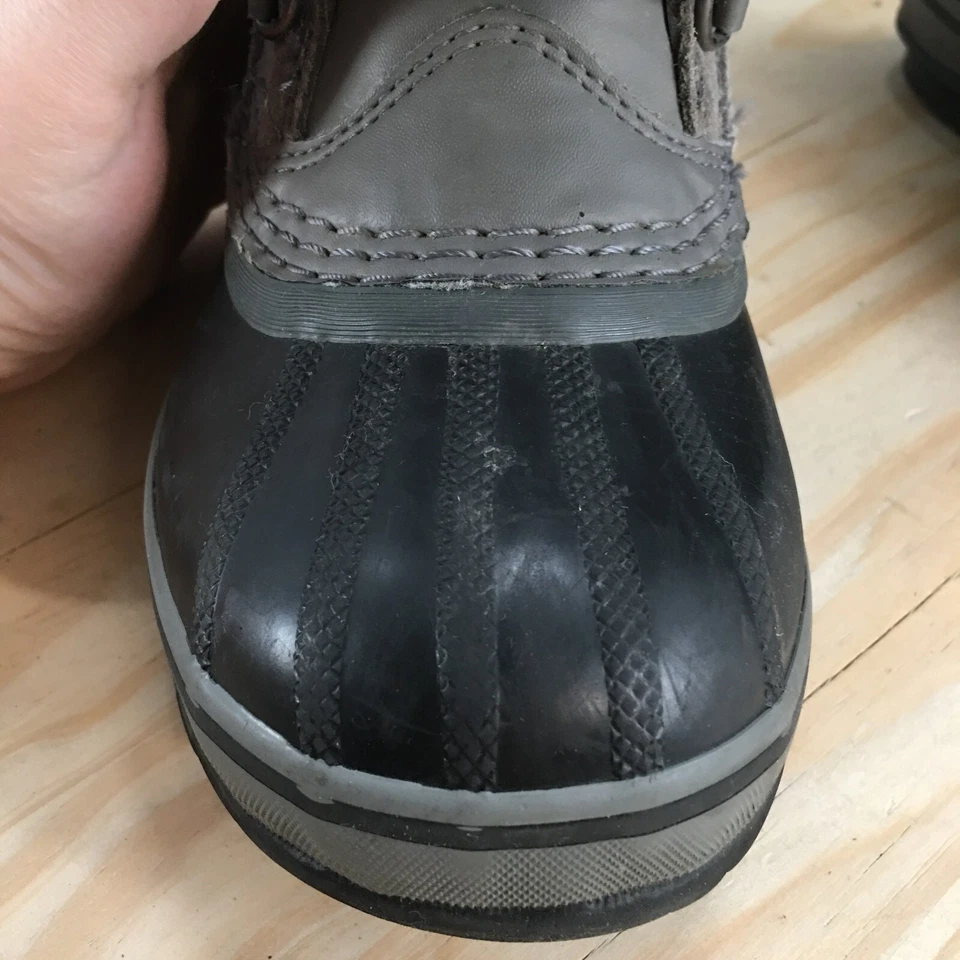 Botas Sorel Juveniles 1 Juana del Ártico Gris Nieve Forradas de Piel Con Cordones Informales NY1966-052 Foto 4 de 4