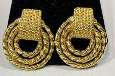 Retro Golden Shoe Clips Quality  Elegance Vintage Unsigned