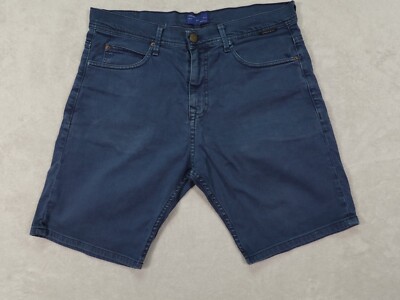 Zara Man Mens 31 Dark Blue Bermuda Denim Pockets Casual Shorts
