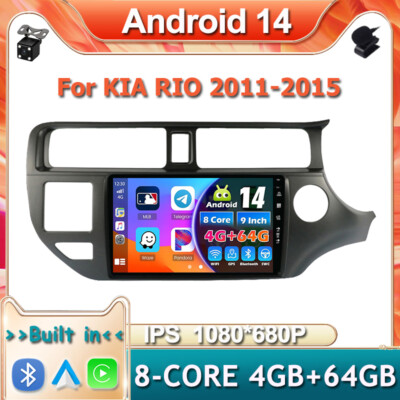 Android 13 Double DIN Radio Für Kia Rio 2016-2020 - Mit Wireless CarPlay & DAB+