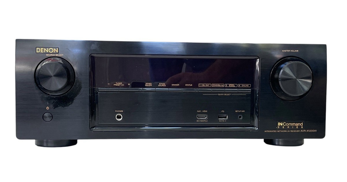 DENON デノン AVアンプ AVR-X1200W Denon IN-Command Series Integrated Network AV Receiver AVR