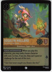 Gosalyn Mallard - The Quiverwing Quack (Cold Foil) 1/204 Wilds Unknown