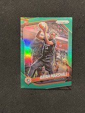 RAYAH MARSHALL 2025 Panini Prizm WNBA GREEN Holo Connecticut Sun Rookie #47