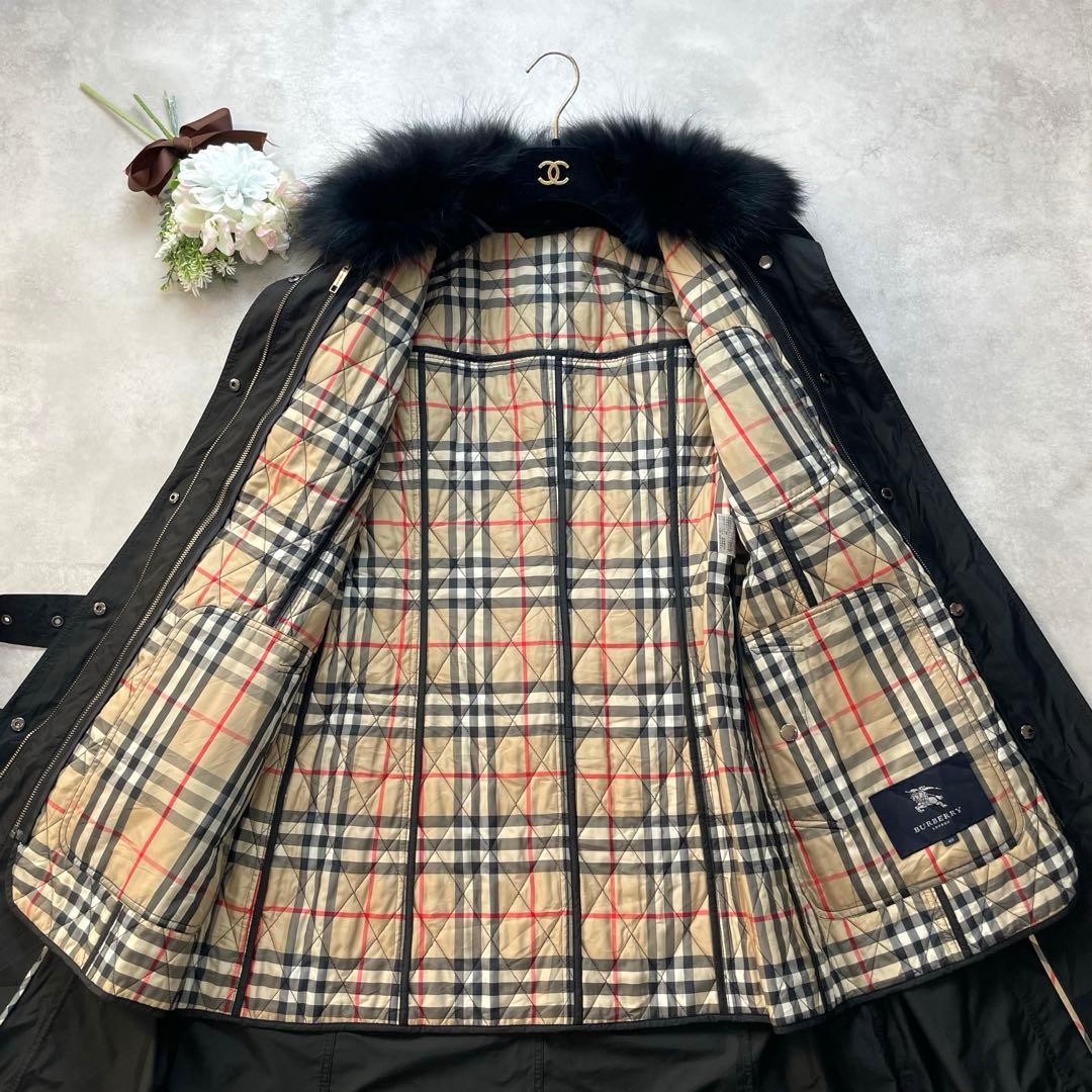 Burberry  Plus Size  Long Coat Down Coat 40 L Mid Weight Check thumbnail 8