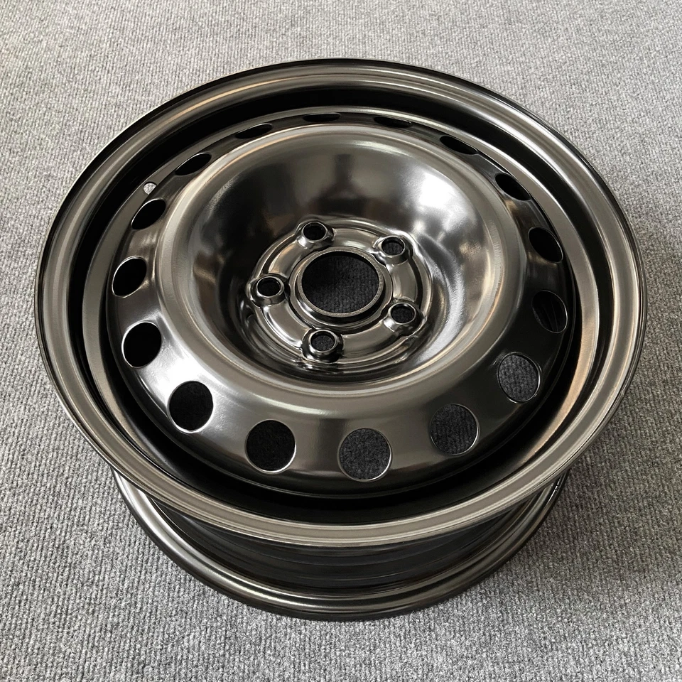 Milesub New Wheel For 2016-2019 Chevrolet Cruze 15" Black Steel Rim Replacement Foto 4 de 4