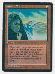 Winter Sky - Homelands - MTG Rare Sorcery