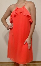 Sundress "Mango".  Mini Dress with straps, cotton and linen. .Size:8