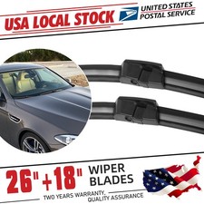 26 18 Bracketless Windshield Wiper Blades Side Lock All Season Oem Quality