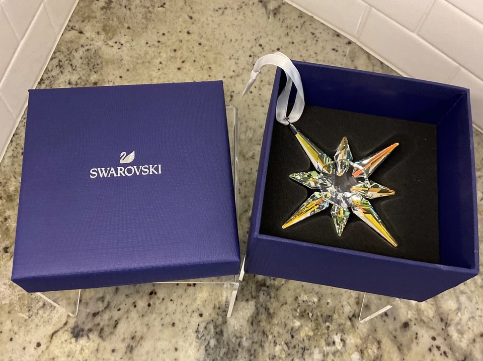 SWAROVSKI Crystal Star Ornament AB 5403200 Northern Lights Aurora Boreal Foto 2 de 4