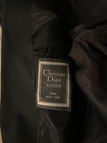 Vintage Christian Dior Monsieur Double Breasted Sports coat 41R $925 - Picture 4 of 13