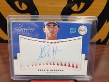 2012 Panini - Rated Rookie Autograph Kelvin Herrera #130 Game Ball /299 (AU, RC)