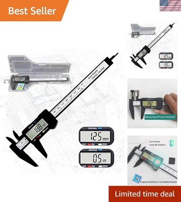 Digital Calipers,Electronic Digital Calipers, LCD Screen displays 0-6''Caliper...