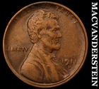 1911-D Lincoln Wheat Cent- Very Fine+/ Extra Fine Semi Key No Reserve #i9106