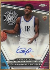 2023-24 OLIVIER-MAXENCE PROSPER TOPPS CHROME CERTIFIED ROOKIE AUTO CARD CRA-OMP!. rookie card picture