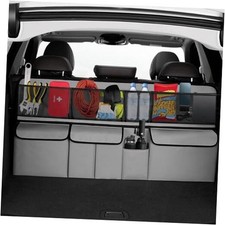 Car Trunk Organizer and Storage 41" X 20" , Back Seat Hanging Bag for Grey