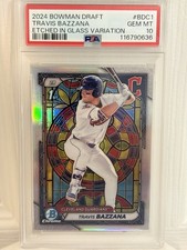 2024 Bowman Draft Travis Bazzana Etched In Glass SSP PSA 10 GEM MINT 🔥 POP 6 📈