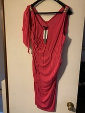 David Meister Dress Womens 12 hot pink NWT