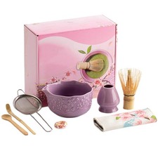 Matcha Whisk Set, 8 Pcs Matcha Set Includes Matcha Bowl, Matcha Whisk And Hol...