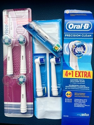 6 Stück Oral-B + Friscodent Interdental Reinigung Aufsteckbürsten
