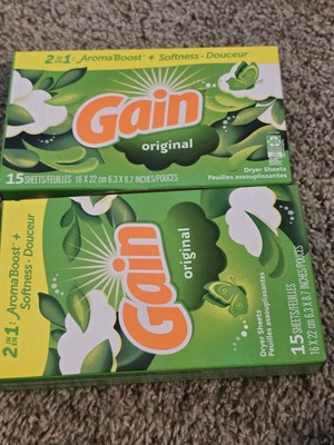 Gain Dryer Sheets   Original Scent, Wrinkle-Release & Anti-Static