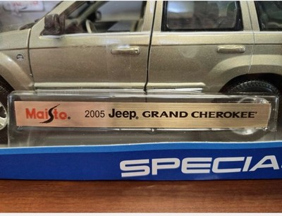 RARE 2005 Jeep Grand Cherokee Maisto Diecast NIB 1/18 Special