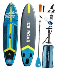 11'6"×34" Inflatable SUP - Extra Wide Stand Up Paddle Board for Adults & Youth 