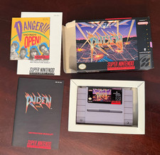 SNES Super Nintendo Raiden Trad - Complete Authentic & Tested