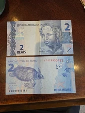 Brazil 2 Reais ND 2010 Banknote World Paper Money UNC Currency Bill