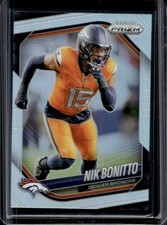 2025 Panini Prizm Nik Bonitto Silver #230 Broncos