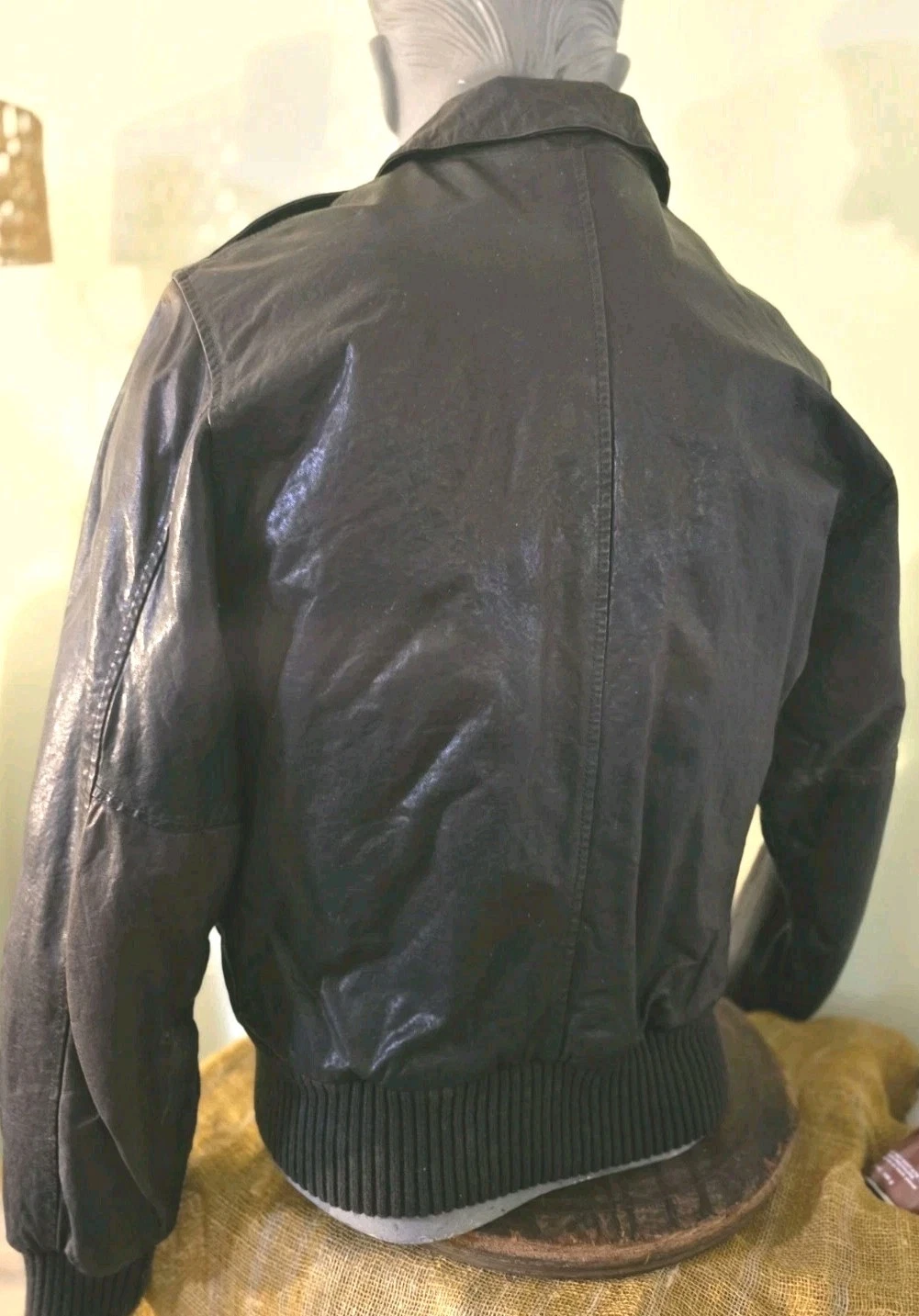 SCHOTT NYC LEATHER NEW  Vintaged JACKET RARE  Brown  w/tags Stunning sz Large  image 10