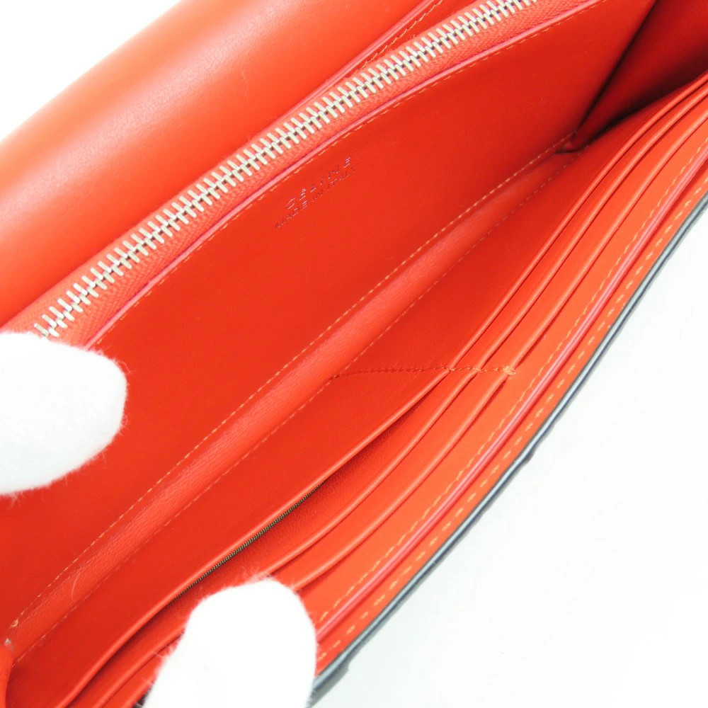 CELINE Large Flap Multi-Function Long Wallet Leat… - image 15