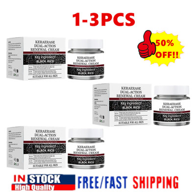 1-3X Black Rice Soothing Cream, Keraerase Dual-Action Renewal Cream IN STOCK