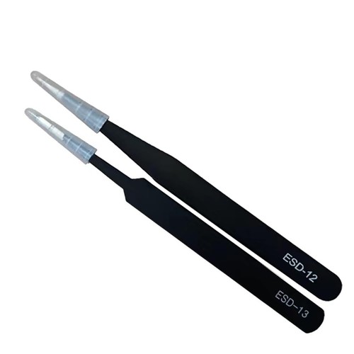 6PCS Precision Tweezers Set, Upgraded Anti-Static Stainless Steel of Tweezers... - Bild 4 von 8