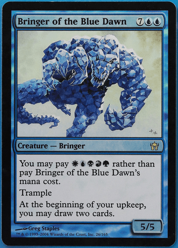 Bringer of the Blue Dawn FOIL Fifth Dawn PLD Blue Rare CARD (505513) ABUGames - Picture 1 of 2