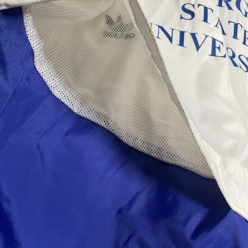 VTG Adidas Georgia State University Colorblock Windbreaker Jacket Mens M image 14