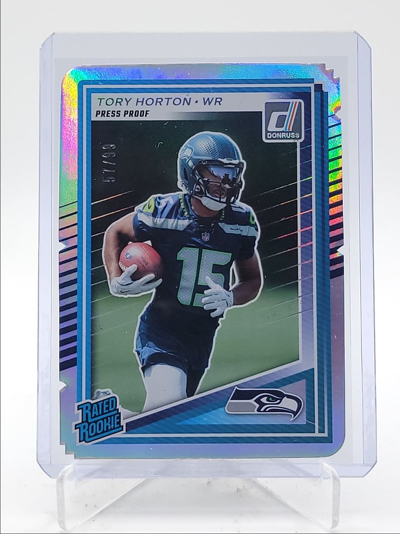 TORY HORTON 2025 DONRUSS RATED ROOKIE SILVER PRESS PROOF DIE CUT RC /99 Q5692