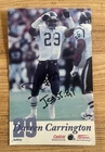 Darren Carrington San Diego Chargers Autographed Photo 5.5x8”