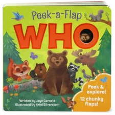 Who: Peek-a-Flap Board Book - Board book By Jaye Garnett - GOOD