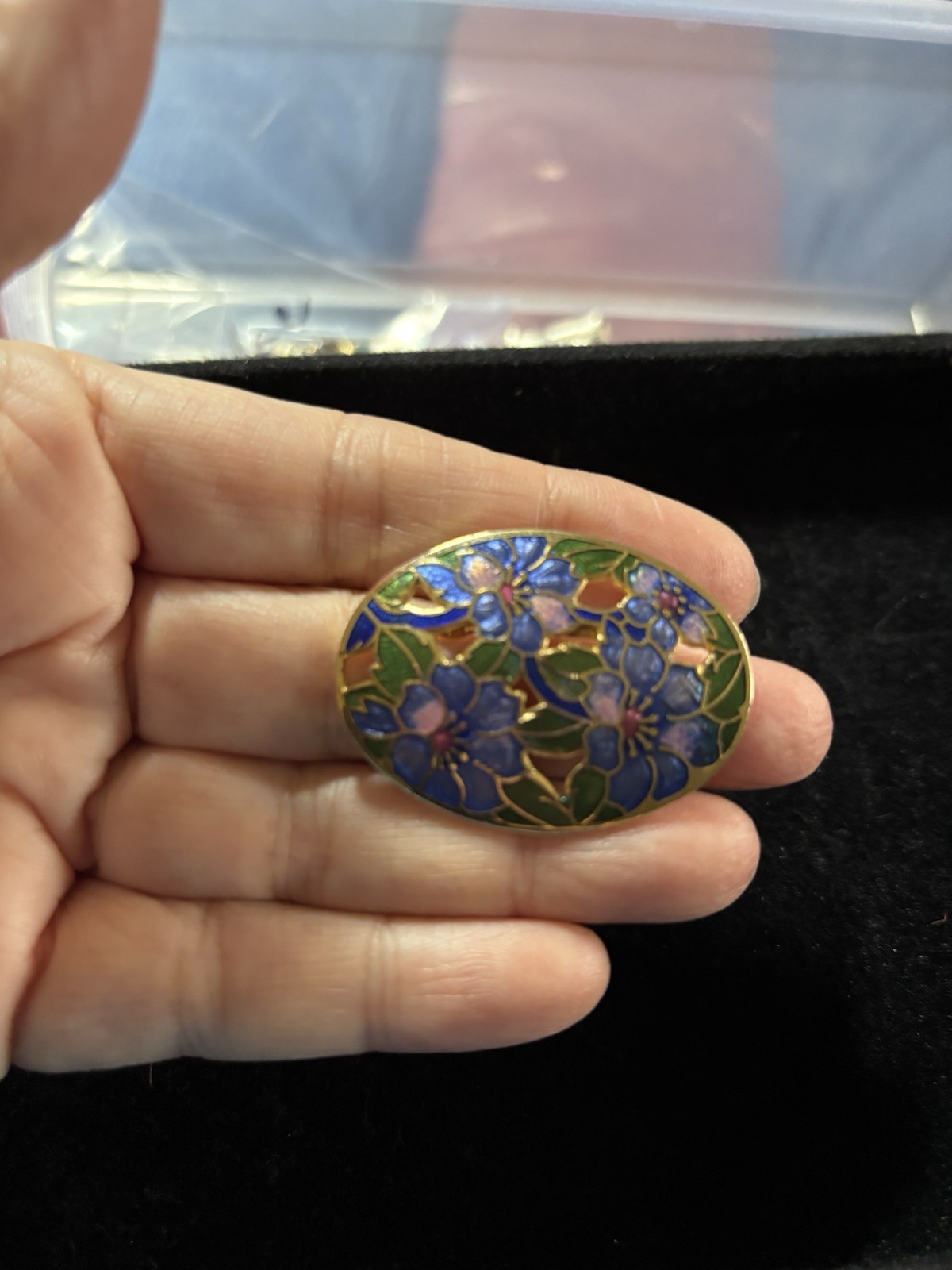 RUBY LANE Flowered Brooch - image 4