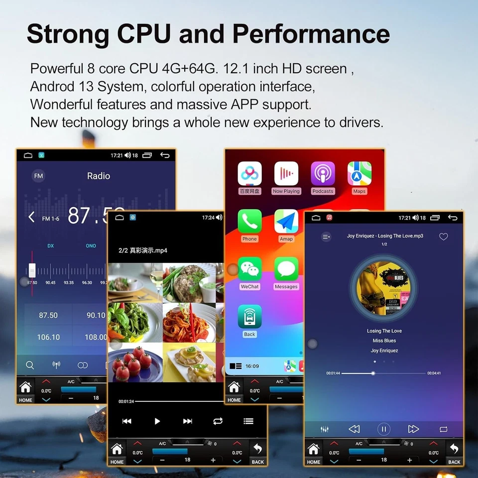 Tesla Style 12.1" Android tela CarPlay para Infiniti G25/G37 2004-2013 estoque EUA - Imagem 3 de 4