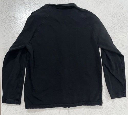 Ermenegildo Zegna Sweater Men’s Medium Black Full Zip Pockets Neck Strap - Picture 9 of 10