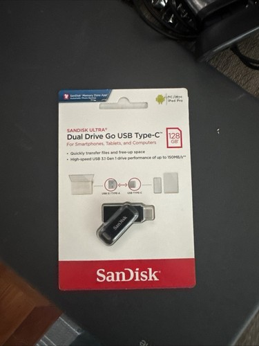 Sandisk Ultra Dual 128GB Drive Go USB Type-C Flash Drive