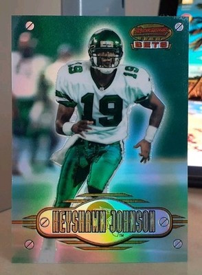 1996 Bowman's Best Keyshawn Johnson Best Bets *Refractors* #BB1 New York Jets