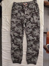 Cat and Jack Camo Stretch Joggers Pants Boys Size 14 Adjustable Waist Pockets
