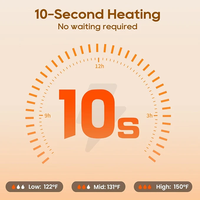 Unisex Heated Vest for Men and Women with 16000mAh Battery Pack, Fleece XXL - product detail image 4