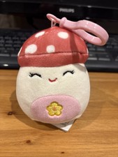 Sakina the Mushroom Squishmallows Plush Clip-On – Mini Collectible