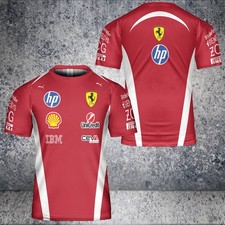 Custom Name Men's Ferrari Full Logo 2026 Racing T-Shirt Gifts - All Size