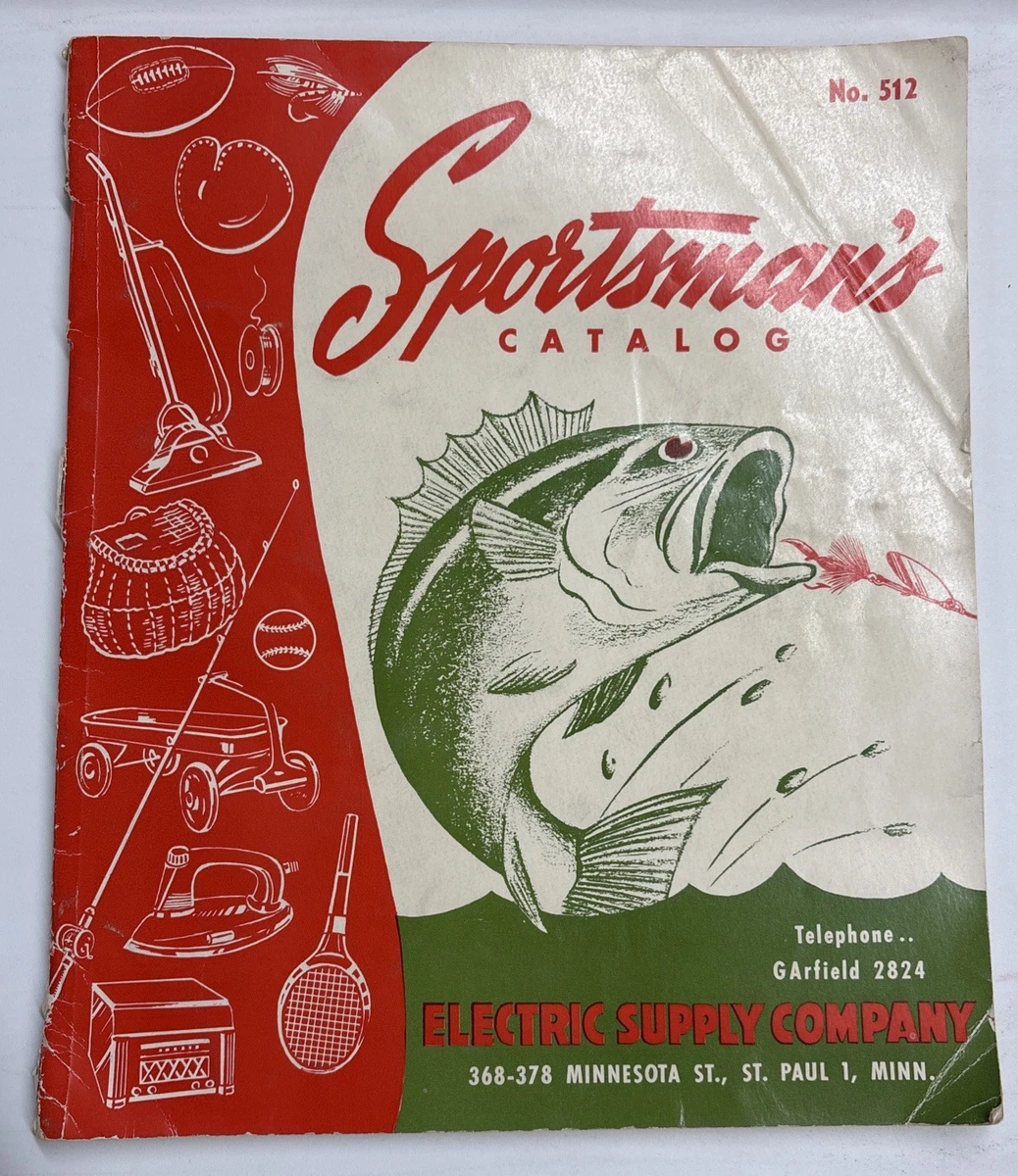 Catalogue De Pêche Heddon 1955 – 76 Pages, Vintage US, Eau Douce Et Mer