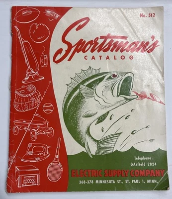 RARE 1940s Sportsman’s Catalog Fishing Tackle, Sporting Goods, etc. - Photo 1/4
